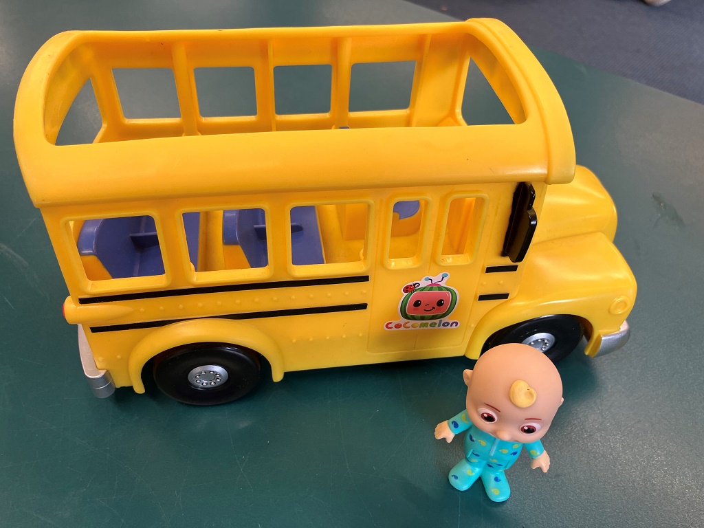 Cocomelon Yellow Bus and Baby