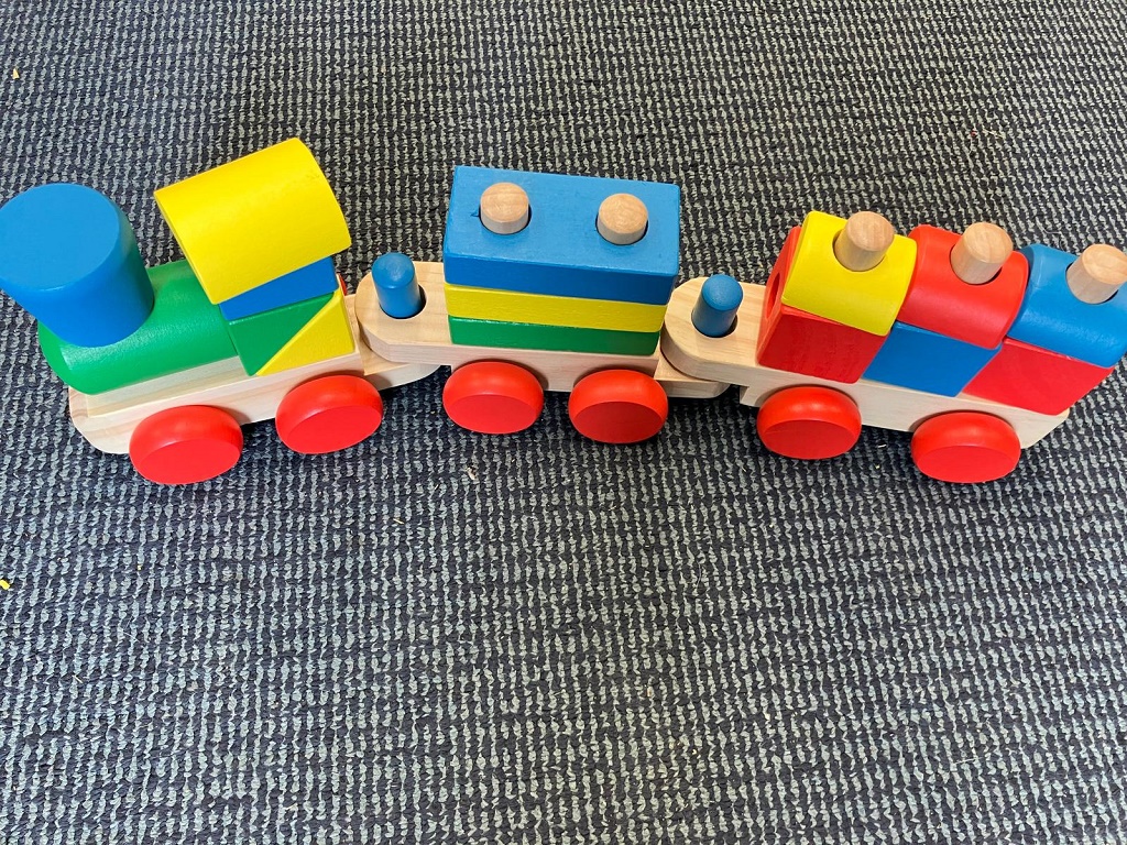 Wooden Stacking Train