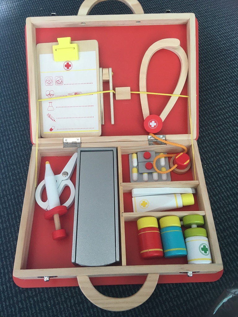 Wooden Medical Set