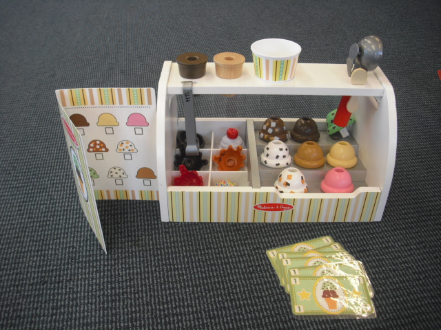 Ice cream counter